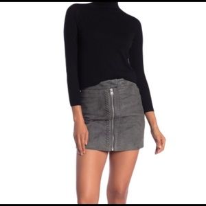 Beautiful All Saints grey suede skirt